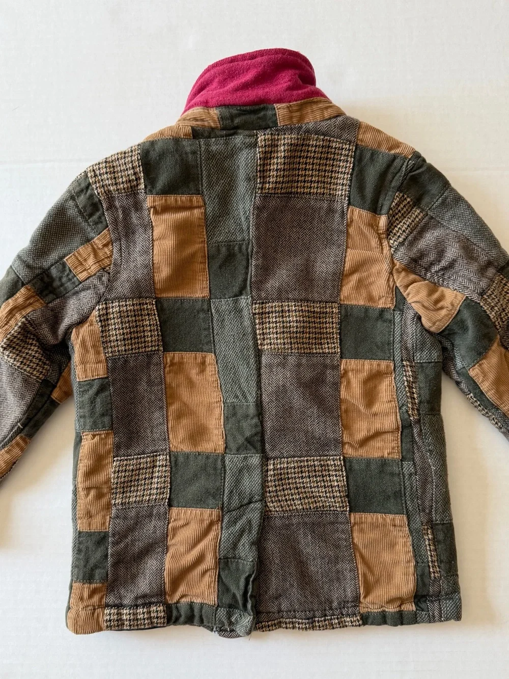 Baby Gap 2007 5T Patchwork Blazer Jacket Corduroy Herringbone Y2K